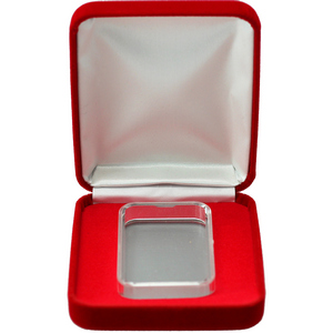Red Clamshell Gift Box Plain Insert [Add $2.75]